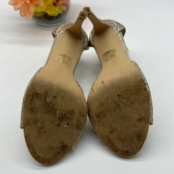 David's Bridal Saylor Sparkly Special Occasion Heels Size 9 MCH6409 - Picture 6 of 8